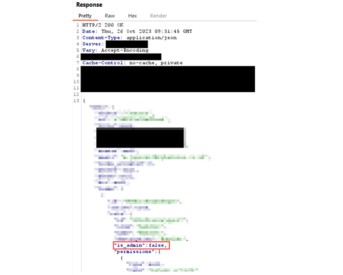 Account type used is not admin